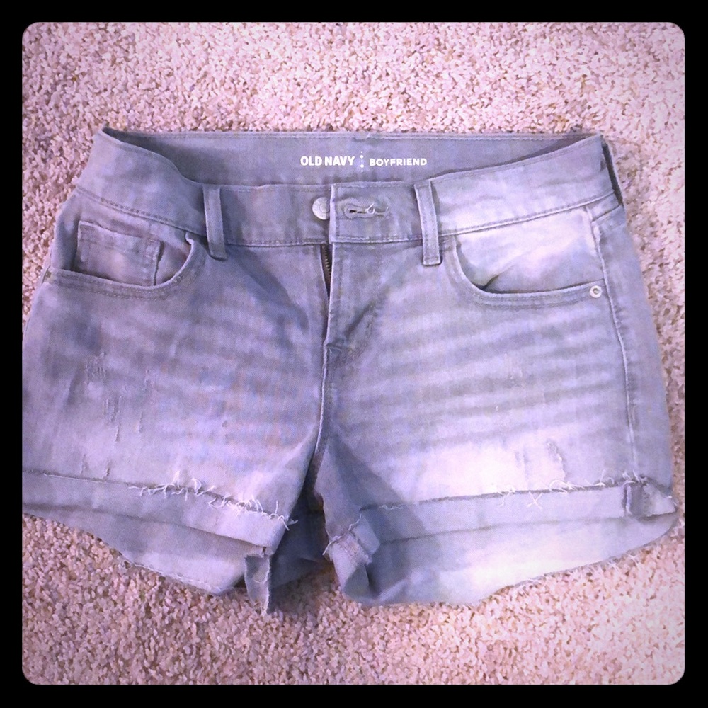 Old Navy Grey Denim Shorts